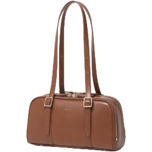 Shoulder Bag Fashion with Adjustable Strap Brown - Picture 1 of 6